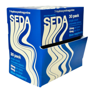 SEDA 7-HYDROXY TABLET 1CT PACK BLUE RASPBERRY (30MG PER TABLET) -BOX OF 30 PACK