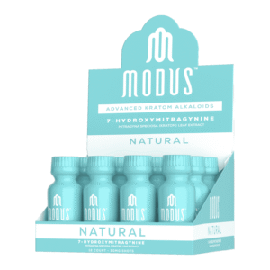 MODUS 7-HYDROXYMITRAGYNINE KRATOM SHOTS NATURAL 30MG -BOX OF 12CT