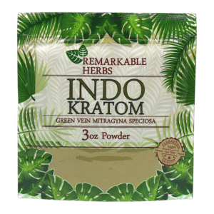 REMARKABLE HERBS INDO GREEN VEIN 3OZ POWDER