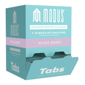 MODUS 7-HYDROXYMITRAGYNINE TABS MIXED BERRY 1CT PACK -BOX OF 25