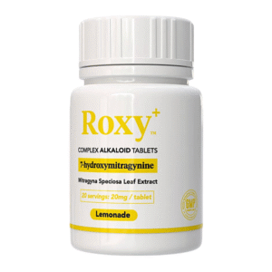 ROXY PLUS 7-HYDROXYMITRAGYNINE TABLET 20MG LEMONADE 10CT JAR (20 SERVINGS)