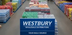 Sunrise Wholesale delivering bulk convenience store products in Westbury NY.