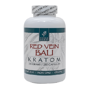 WHOLE HERBS BALI RED VEIN 250CT CAPSULES