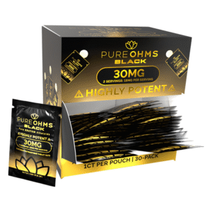 PURE OHMS 7-HYDROXY TABLET PURE BLACK - HIGHLY POTENT (1CT 30MG EACH 2 SERVINGS) -BOX OF 30 PACK
