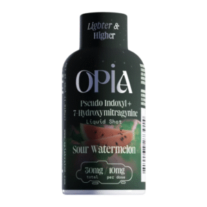 OPIA 7-HYDROXYMITRAGYNINE & PSEUDOINDOXYL KRATOM SHOTS SOUR WATERMELON 30MG (10MG DOSE) -BOX OF 12CT