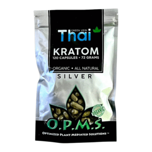 OPMS SILVER THAI GREEN VEIN 120CT 72GM CAPSULES PIECE(S)