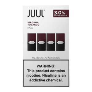 JUUL VIRGINIA TOBACCO 3% 4PK