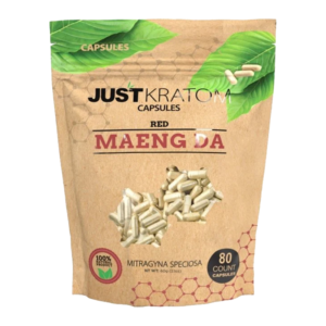 JUST KRATOM MAENG DA RED 80CT CAPSULES