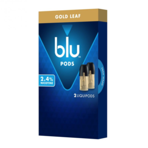 BLU PODS 2.4% GOLD LEAF 5 X  2 PODS