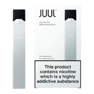 JUUL DEVICE KIT SILVER 8CT