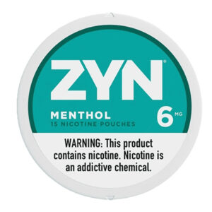 ZYN 5CT MENTHOL 6MG
