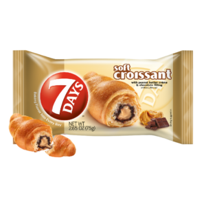 SEVEN DAY CROSSIANT PB CRME&CHOC 6C