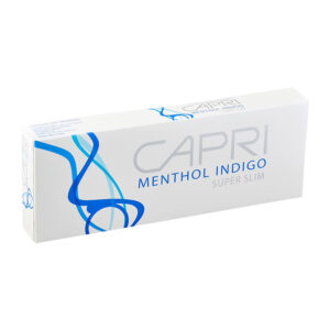 CAPRI (LT) MENTHOL INDIGO 100(BLUE)