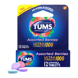 TUMS 12CT ASSORTED BERRIES CHEWABLE