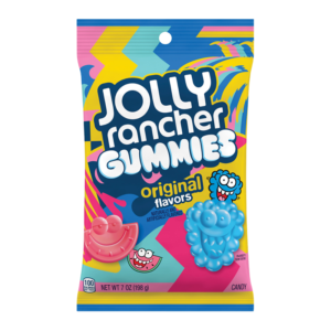 JOLLY RANCHER PEG BAG SOURS ORIGINAL 6.5OZ/12CT