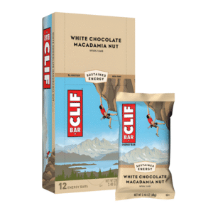 CLIF BAR 12CT WHITE CHOC MACADEMIA