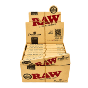 RAW CONN KING SLIM+TIP 24CT ORG HMP