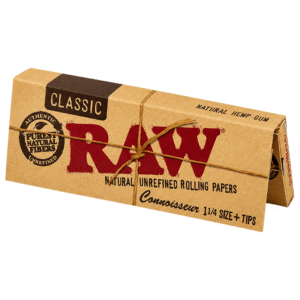 RAW CONNOISSEUR PAPER/TIP 1.25 24CT