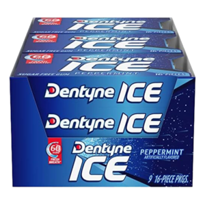 DENTYNE ICE PEPPERMINT (SPLIT) 9CT