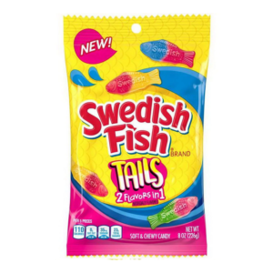 SWEDISH FISH PEG BIG TAILS 12CT 8OZ