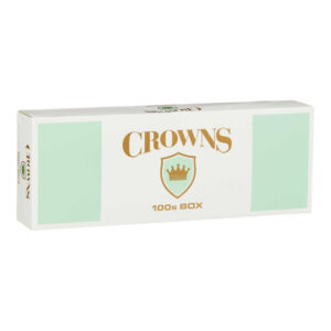 CROWNS MENTHOL LIGHT GREEN 100 BOX******