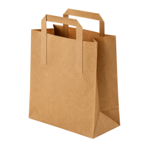 #1/6 BROWN HANDLE PAPER BAG 300CT