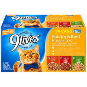 9 LIVES 24/5.5OZ ALL FLAVORS