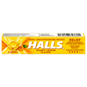 HALLS HONEY-LEMON 20CT