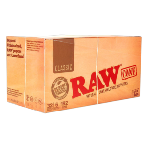 RAW CLASSIC CONE 1 1/4 6PK 32CT