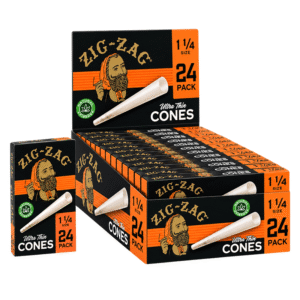 ZIG-ZAG CONE ULTRA THIN 1 1/4 6PK 24CT