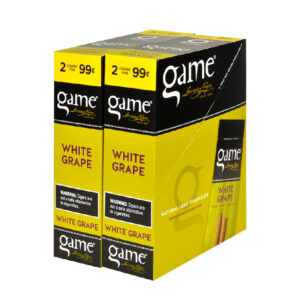 GAME VEGA CIGARILLO WHITE GRAPE 30CT/2PK