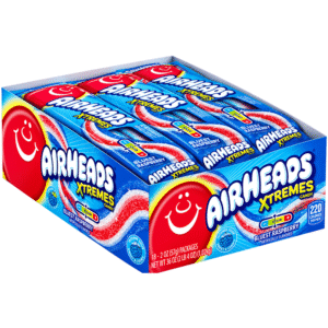 AIRHEADS XTREME BELT BL/RASP 18CT