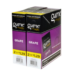 GAME VEGA CIGARILLOS GRAPE 30CT/2PK