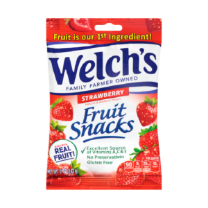 WELCH PEG BAG STRAWBERRY 12/5OZ