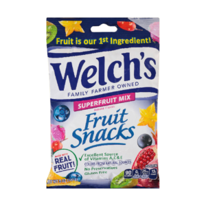 WELCH PEG BAG SUPERFRUIT MIX 12/5OZ